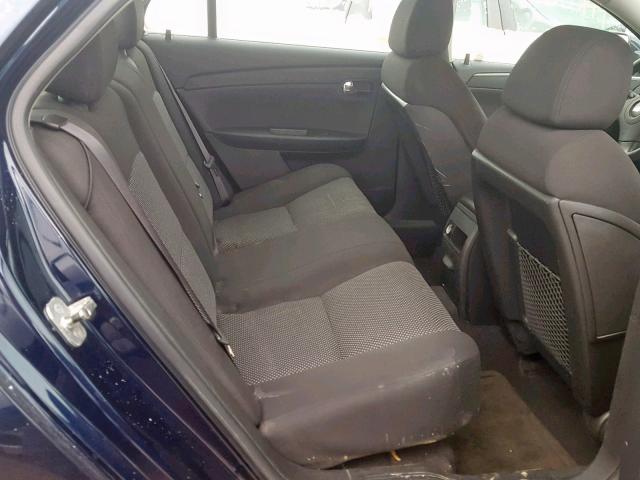 1G1ZH57B894100284 - 2009 CHEVROLET MALIBU 1LT BLUE photo 6