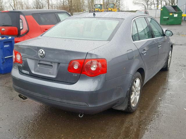 3VWEF71K67M174656 - 2007 VOLKSWAGEN JETTA WOLF GRAY photo 4