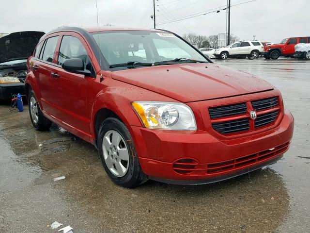 1B3HB28B87D322064 - 2007 DODGE CALIBER RED photo 1