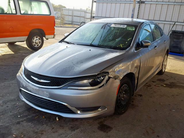 1C3CCCAB0GN140847 - 2016 CHRYSLER 200 LIMITE GRAY photo 2