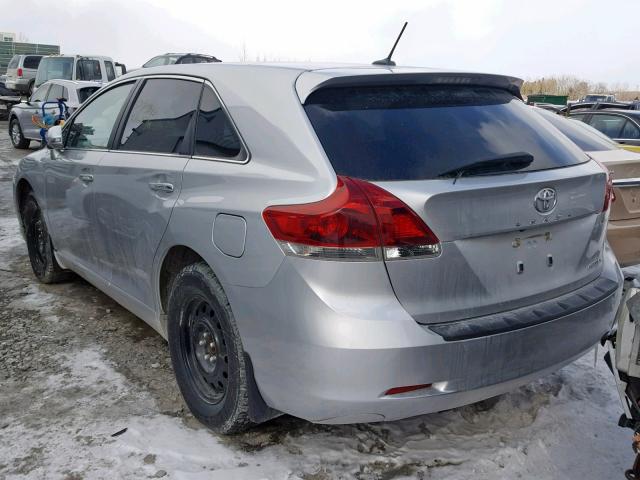 4T3BA3BB2EU064937 - 2014 TOYOTA VENZA LE SILVER photo 3