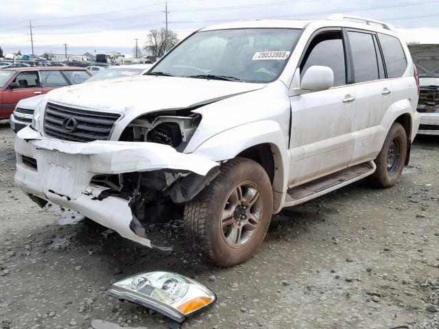 JTJBT20X580165656 - 2008 LEXUS GX 470 WHITE photo 2