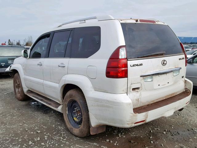 JTJBT20X580165656 - 2008 LEXUS GX 470 WHITE photo 3