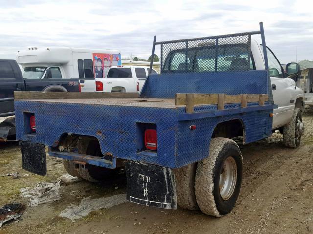 3B6MC36671M503176 - 2001 DODGE RAM 3500 WHITE photo 4