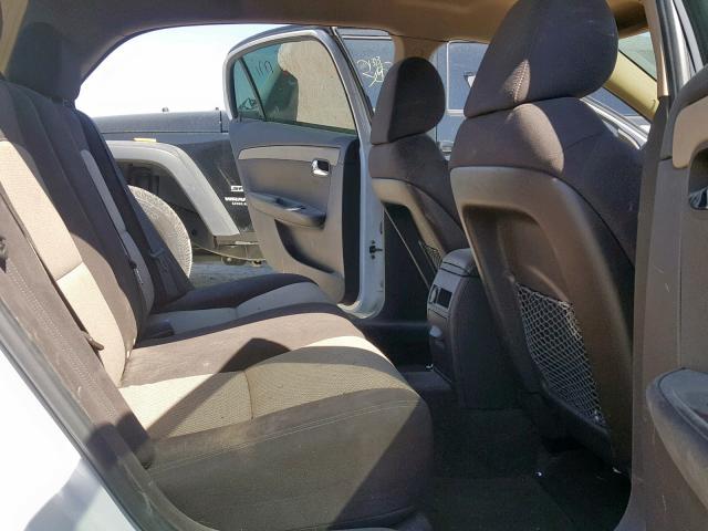 1G1ZC5EB9AF273306 - 2010 CHEVROLET MALIBU 1LT WHITE photo 6