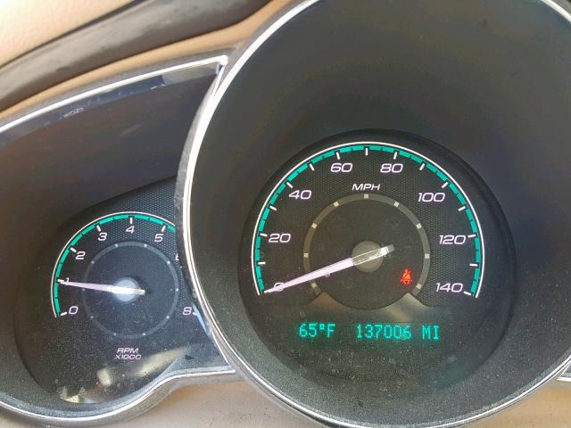 1G1ZC5EB9AF273306 - 2010 CHEVROLET MALIBU 1LT WHITE photo 8