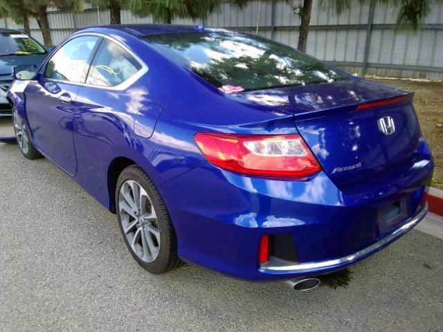 1HGCT2B80FA008820 - 2015 HONDA ACCORD EXL BLUE photo 3