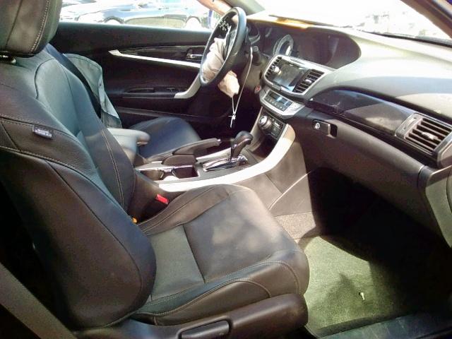 1HGCT2B80FA008820 - 2015 HONDA ACCORD EXL BLUE photo 5