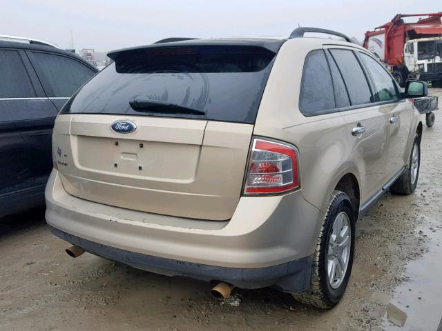 2FMDK36C37BA29270 - 2007 FORD EDGE SE BEIGE photo 4