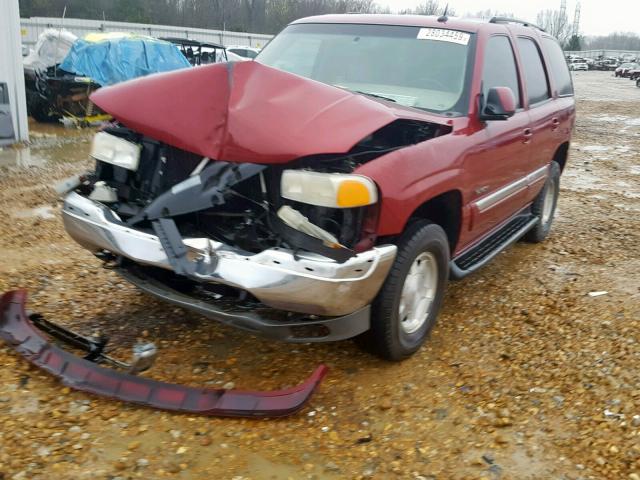 1GKEC13Z14R285584 - 2004 GMC YUKON RED photo 2