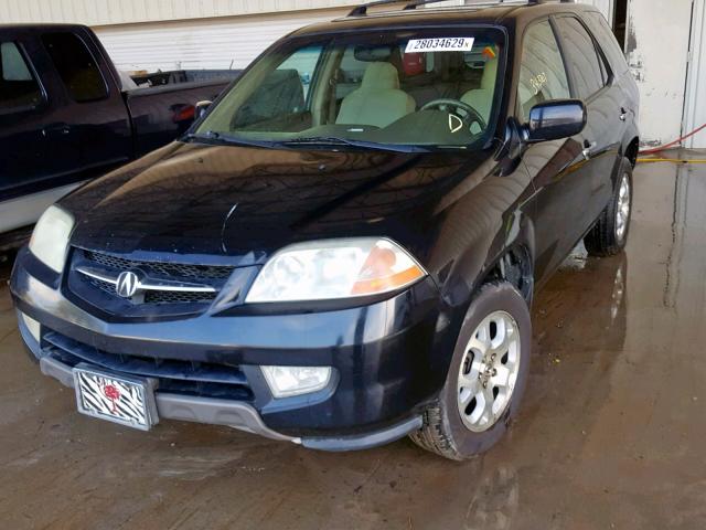 2HNYD18602H533772 - 2002 ACURA MDX TOURIN BLACK photo 2