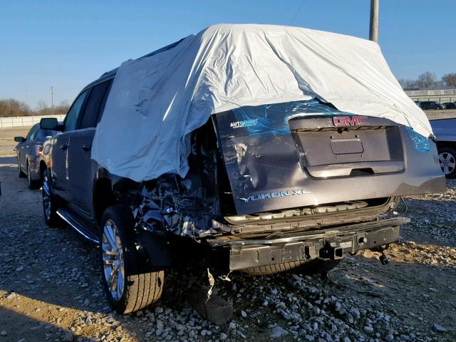 1GKS2GKCXHR180876 - 2017 GMC YUKON XL K GRAY photo 3