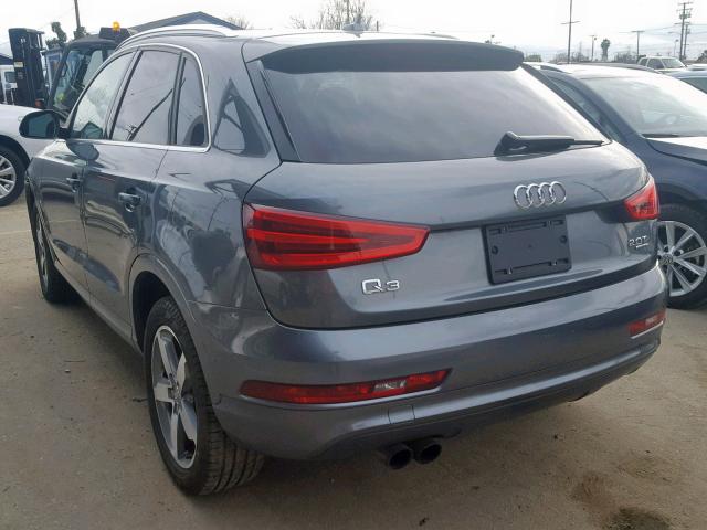 WA1EFCFS6FR000548 - 2015 AUDI Q3 PREMIUM GRAY photo 3