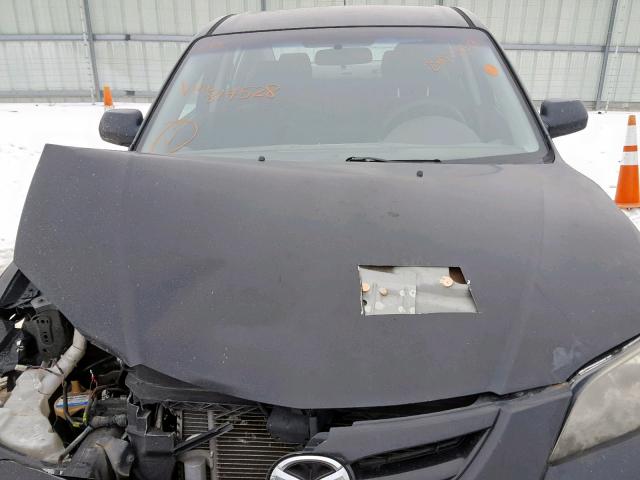 JM1BK324981814528 - 2008 MAZDA 3 S BLACK photo 7