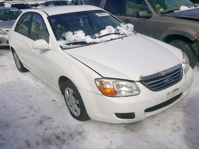 KNAFE121075400173 - 2007 KIA SPECTRA EX WHITE photo 1