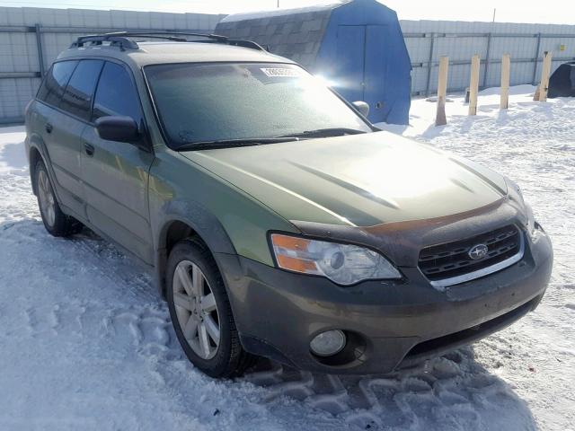 4S4BP61CX67325380 - 2006 SUBARU LEGACY OUT GREEN photo 1