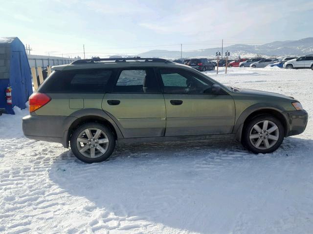 4S4BP61CX67325380 - 2006 SUBARU LEGACY OUT GREEN photo 9