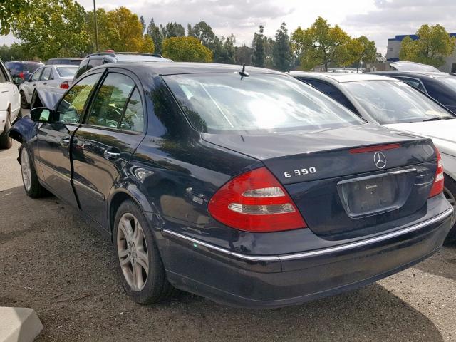 WDBUF56J26A833541 - 2006 MERCEDES-BENZ E 350 BLACK photo 3