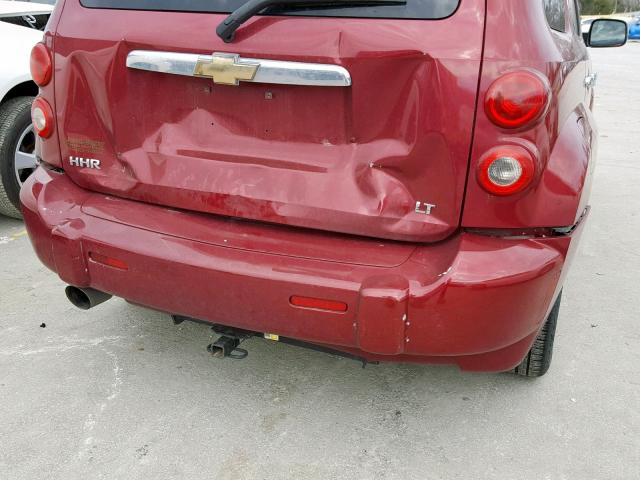 3GNDA23PX6S677813 - 2006 CHEVROLET HHR LT RED photo 9