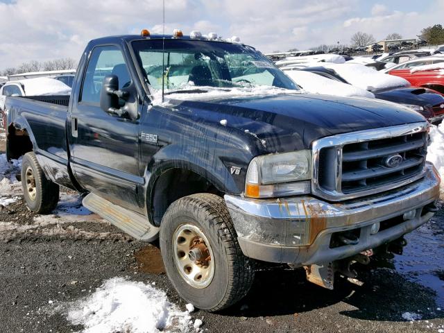 1FTSF31L52EB86531 - 2002 FORD F350 SRW S BLACK photo 1