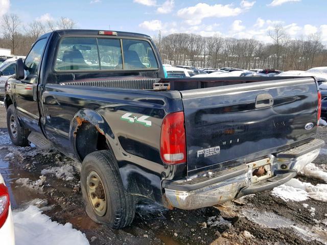 1FTSF31L52EB86531 - 2002 FORD F350 SRW S BLACK photo 3