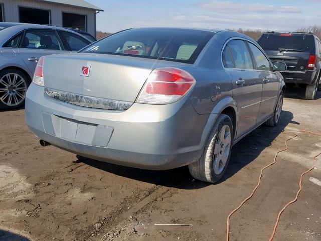 1G8ZS57N27F172810 - 2007 SATURN AURA XE BLUE photo 4