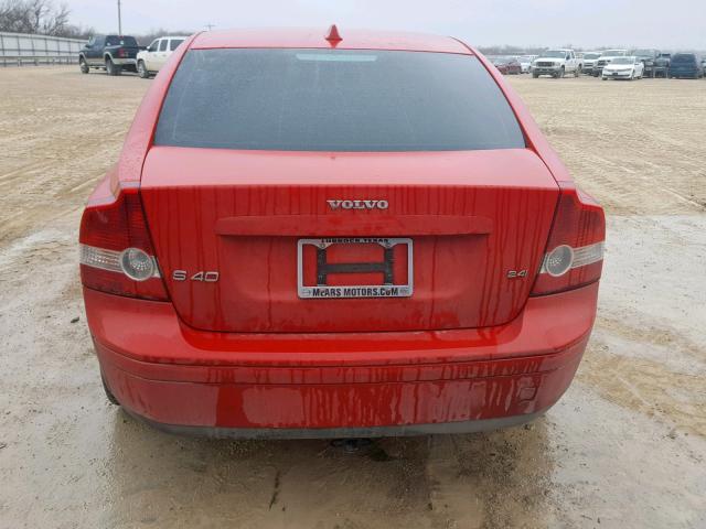 YV1MS382372289175 - 2007 VOLVO S40 2.4I RED photo 10