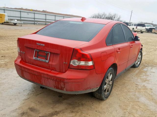 YV1MS382372289175 - 2007 VOLVO S40 2.4I RED photo 4