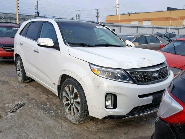 5XYKWDA72FG577769 - 2015 KIA SORENTO SX WHITE photo 1