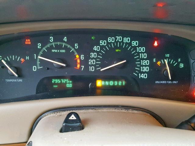 1G4CW54K624224143 - 2002 BUICK PARK AVENU BEIGE photo 8