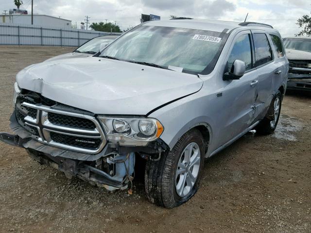 1D4SD4GT1BC630084 - 2011 DODGE DURANGO CR SILVER photo 2