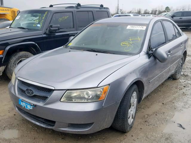 5NPET46C76H150544 - 2006 HYUNDAI SONATA GL GRAY photo 2