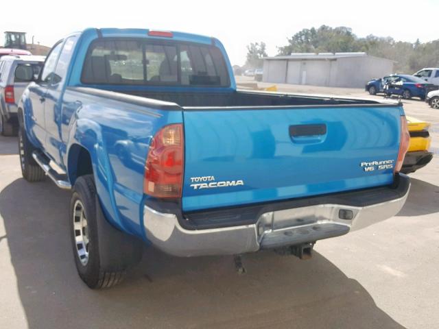 5TETU62N96Z171528 - 2006 TOYOTA TACOMA PRE BLUE photo 3