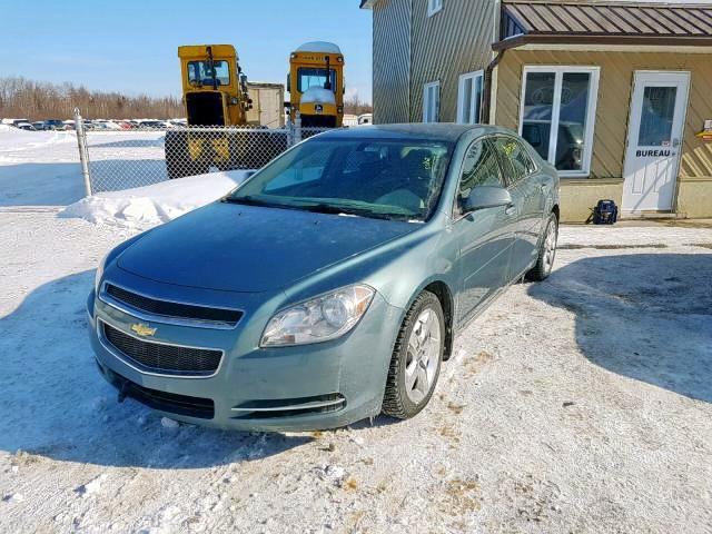 1G1ZH57B294152915 - 2009 CHEVROLET MALIBU 1LT მწვანე ფოტო 2