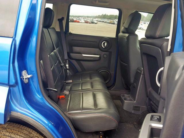 1D8GT58648W101161 - 2008 DODGE NITRO R/T BLUE photo 6