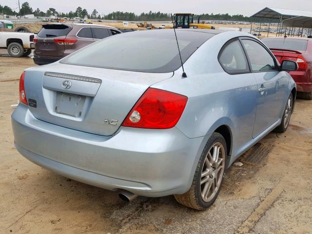 JTKDE177070178716 - 2007 TOYOTA SCION TC ლურჯი ფოტო 4