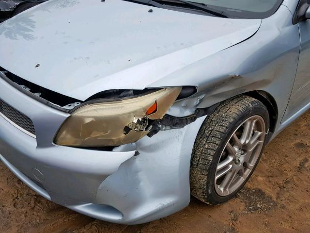 JTKDE177070178716 - 2007 TOYOTA SCION TC ლურჯი ფოტო 9