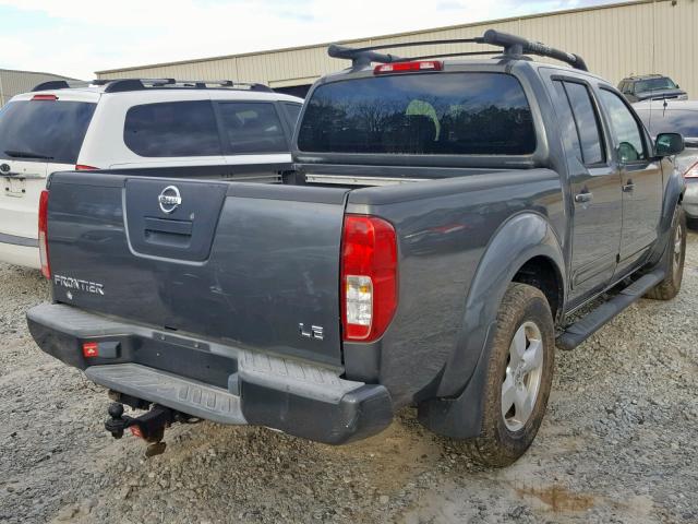 1N6AD07U36C428036 - 2006 NISSAN FRONTIER C GRAY photo 4