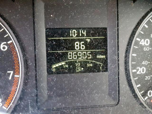 3VW1K7AJ7CM129401 - 2012 VOLKSWAGEN JETTA BASE GOLD photo 8