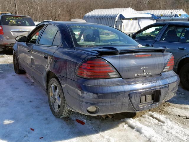 1G2NF52E74M655494 - 2004 PONTIAC GRAND AM S BLUE photo 3