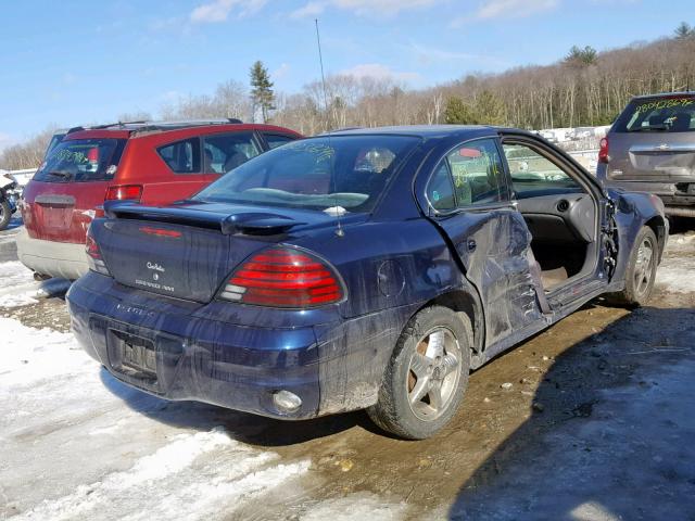 1G2NF52E74M655494 - 2004 PONTIAC GRAND AM S BLUE photo 4