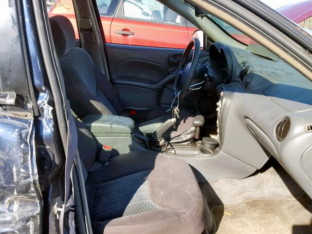 1G2NF52E74M655494 - 2004 PONTIAC GRAND AM S BLUE photo 5