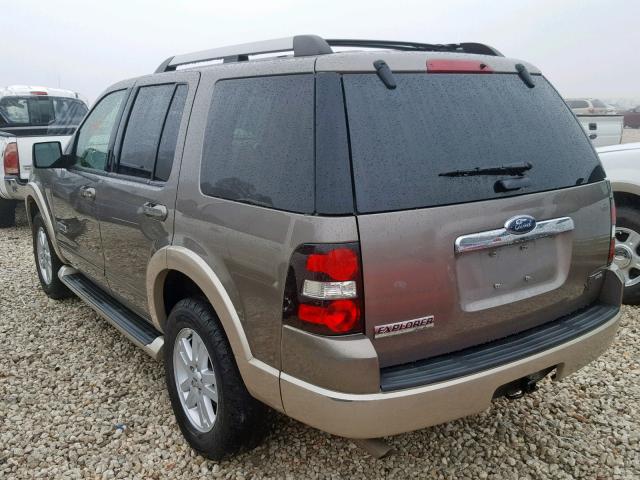 1FMEU64E16UB55334 - 2006 FORD EXPLORER E BROWN photo 3