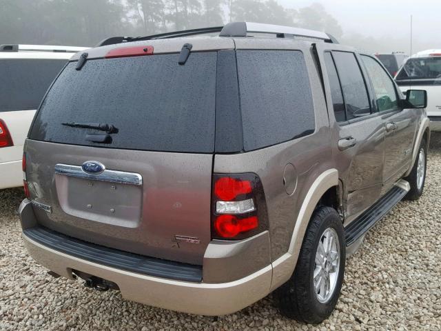 1FMEU64E16UB55334 - 2006 FORD EXPLORER E BROWN photo 4