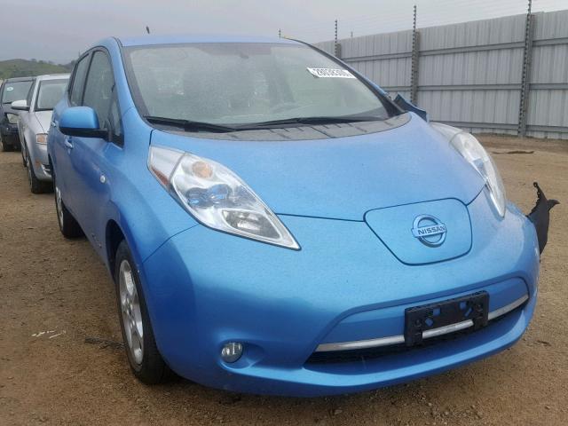 JN1AZ0CP4BT008867 - 2011 NISSAN LEAF SV BLUE photo 1