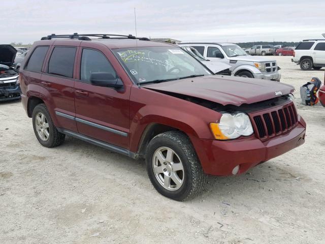 1J8HS48N08C164243 - 2008 JEEP GRAND CHER BURGUNDY photo 1