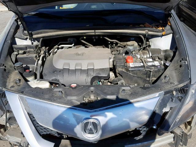 2HNYB1H49AH501454 - 2010 ACURA ZDX TECHNO SILVER photo 7