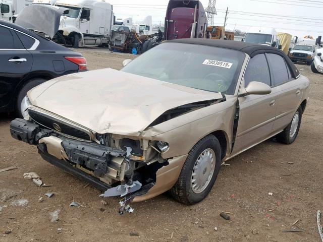 2G4WS52J041186281 - 2004 BUICK CENTURY CU GOLD photo 2