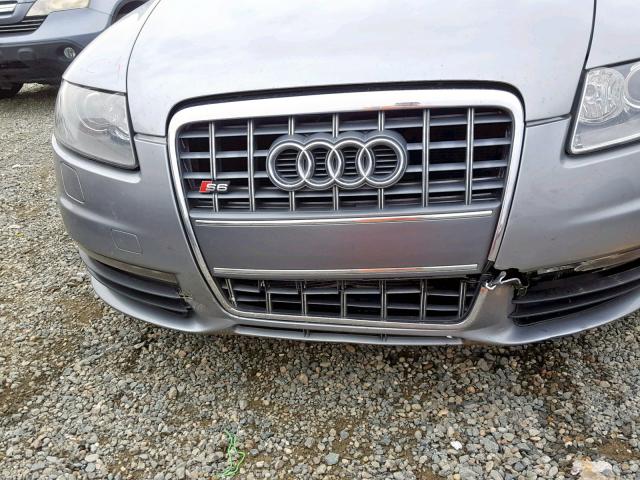 WAUDN94F28N160947 - 2008 AUDI S6 QUATTRO BLACK photo 9