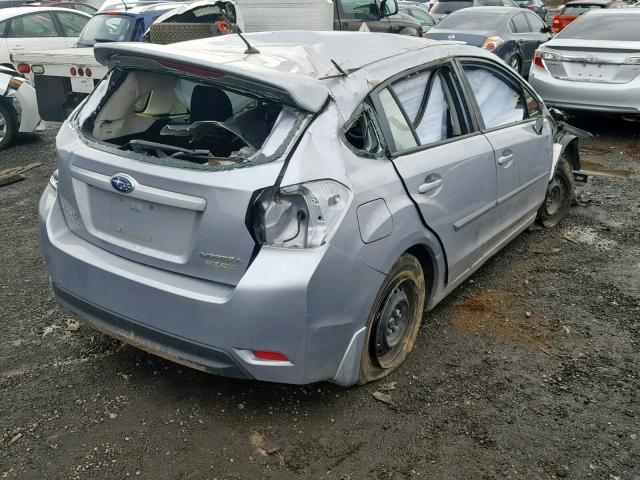 JF1GPAA64F8306024 - 2015 SUBARU IMPREZA SILVER photo 4